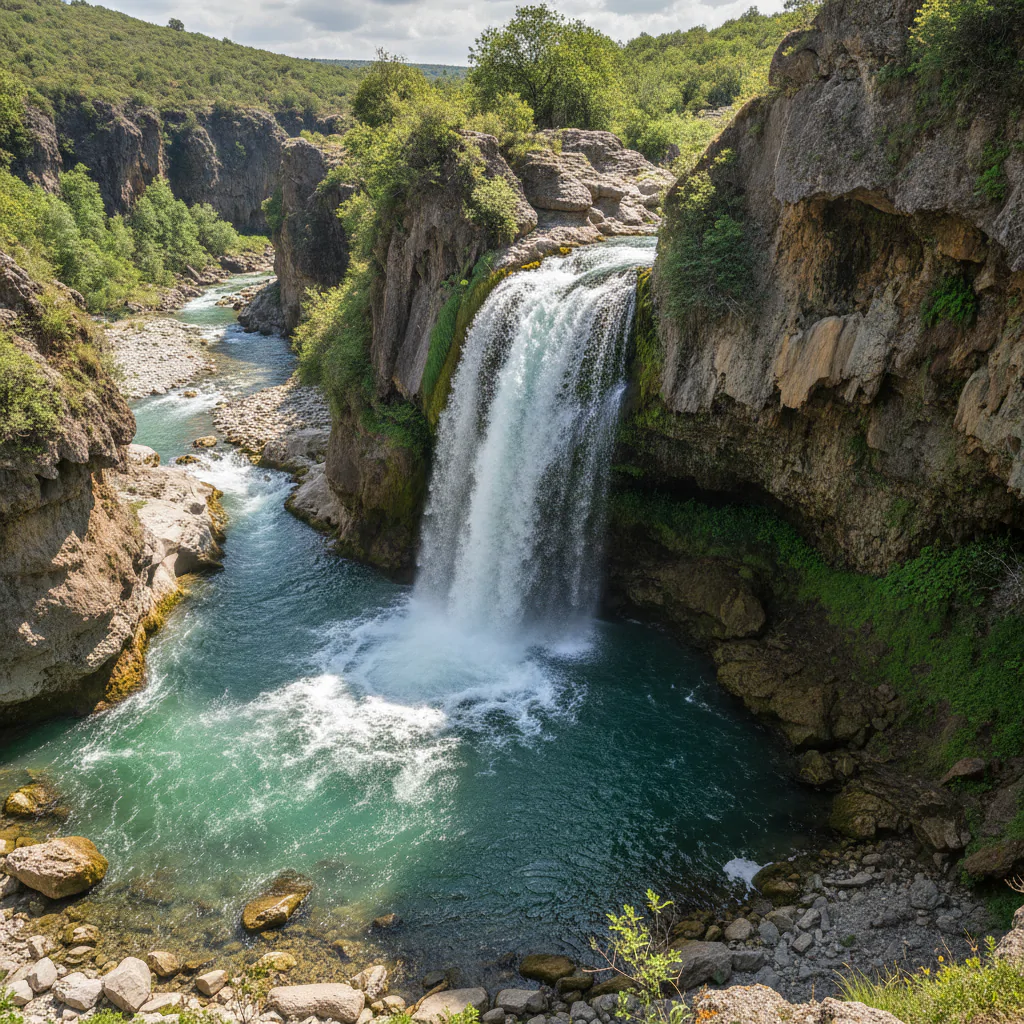 Водопад Чирхалю в Дагестане
