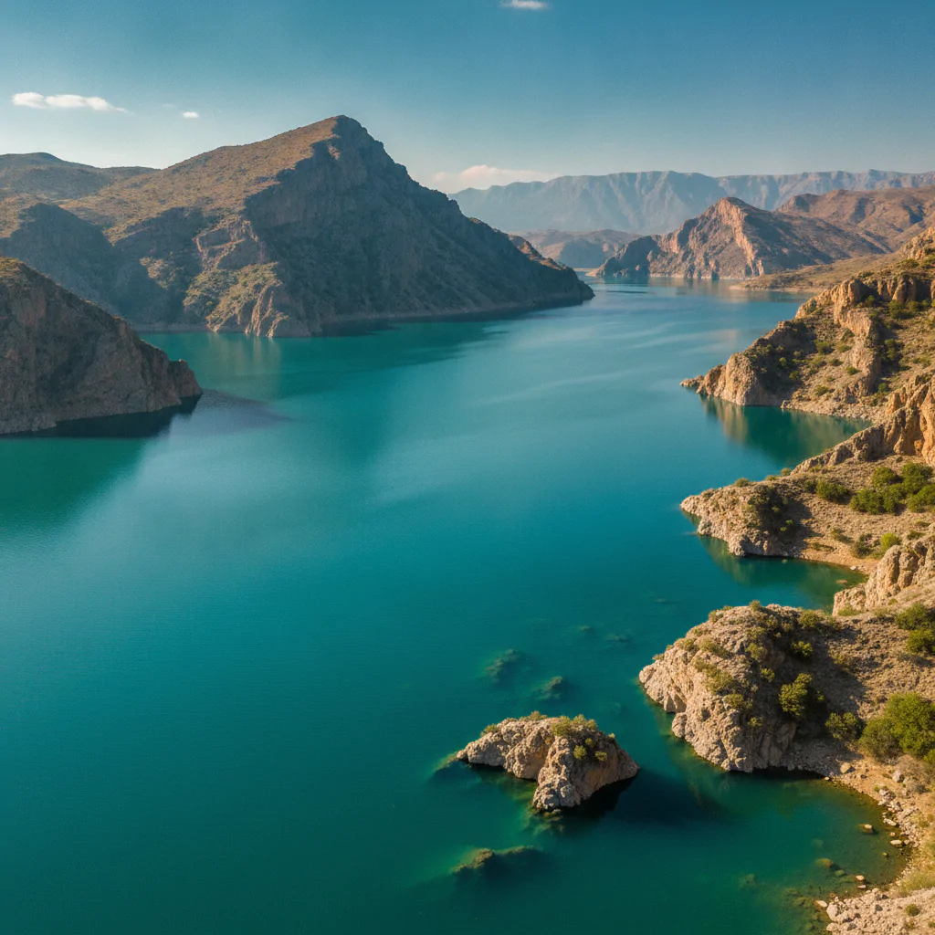 Ирганайское водохранилище в Дагестане