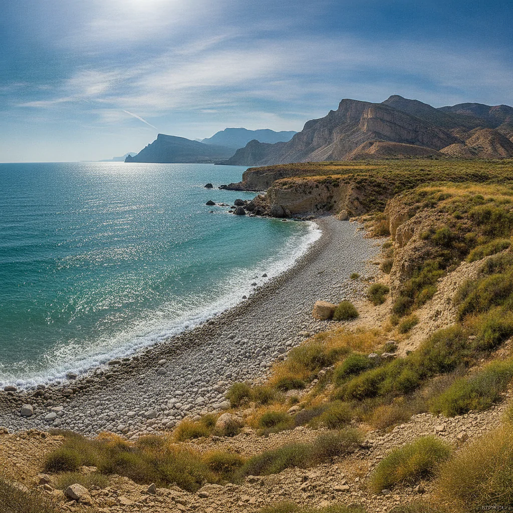 Каспийское море у побережья