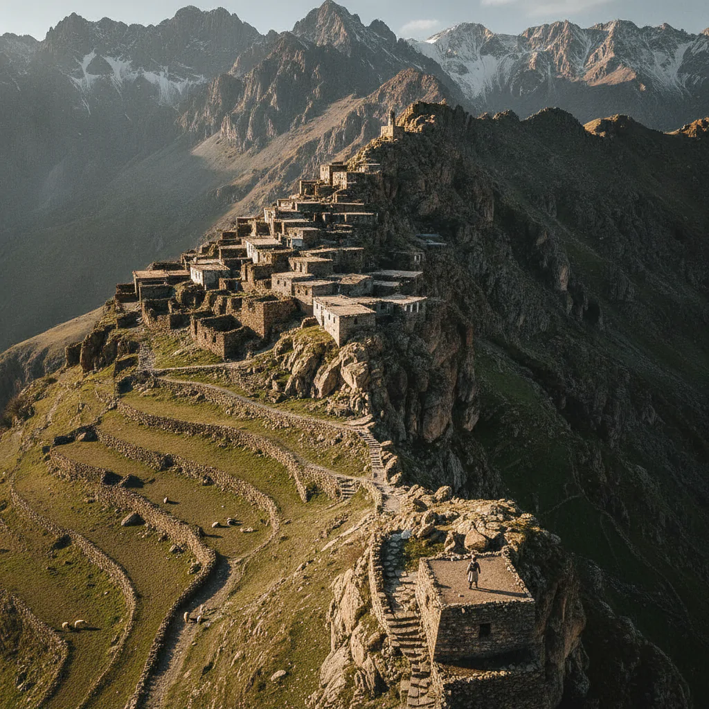 Старинный аул в горах