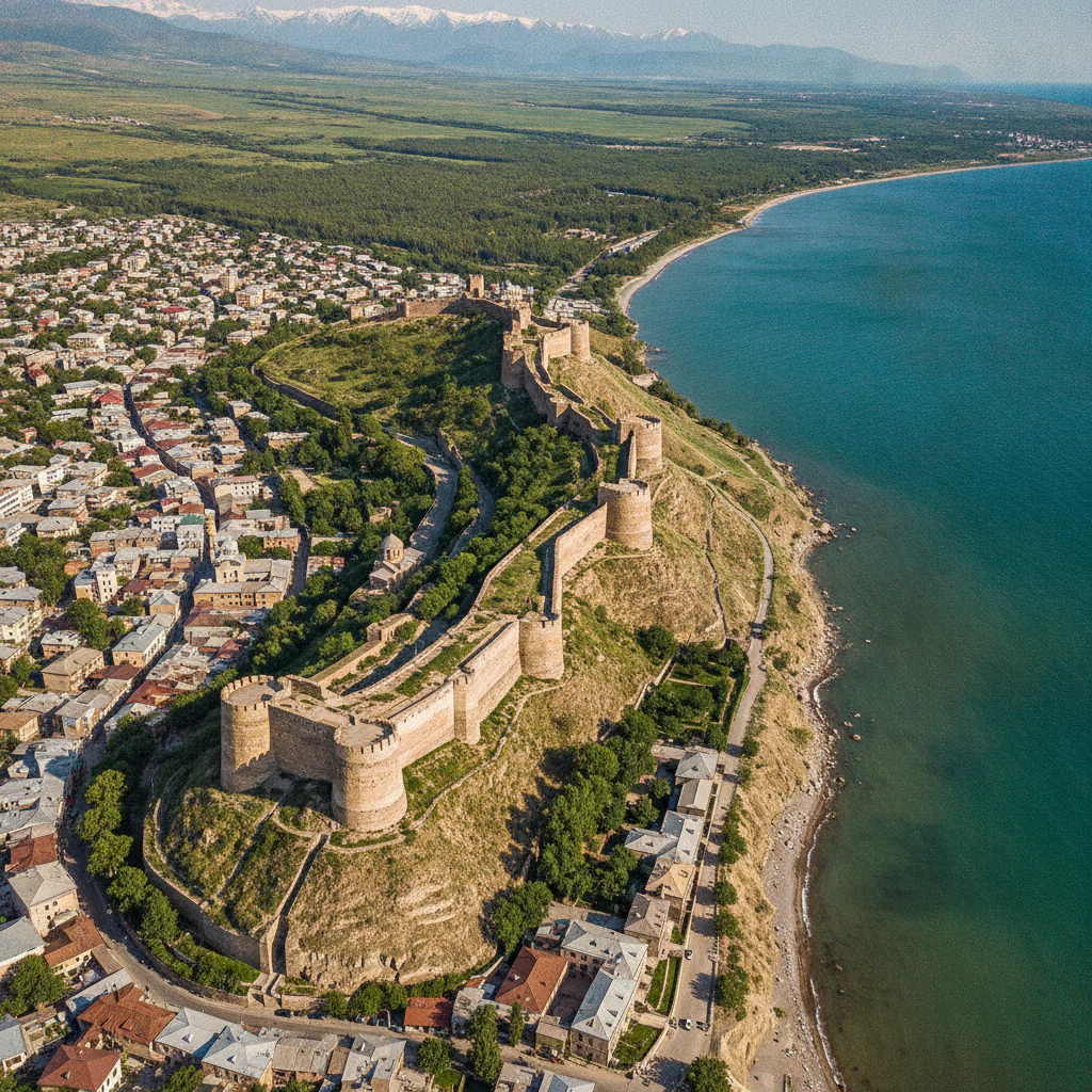 Дербентская крепость с высоты