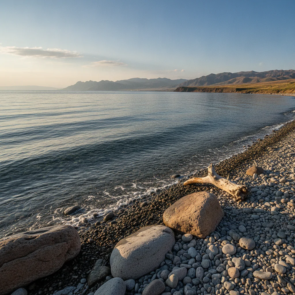 Каспийское море у берега