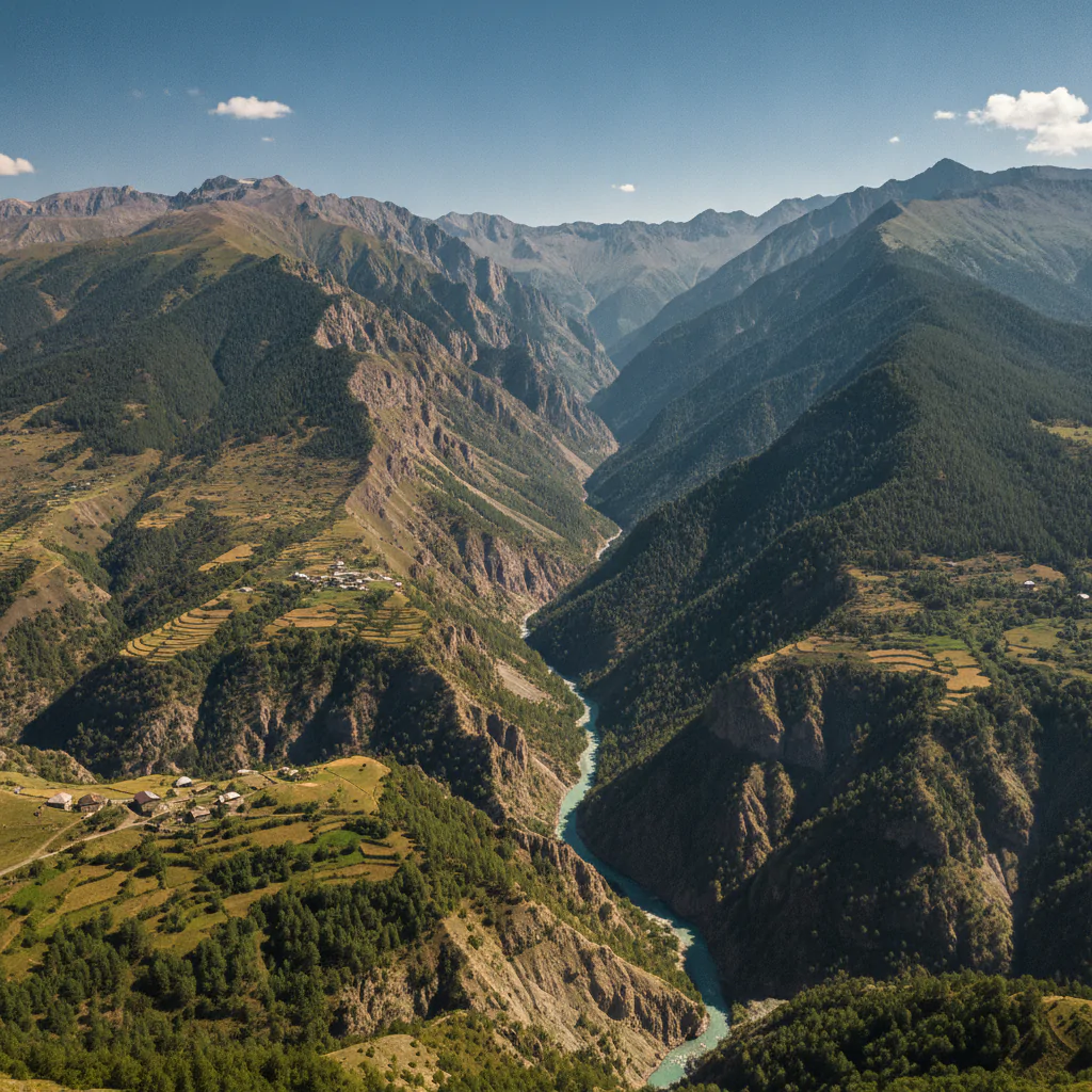 Панорама горного Дагестана