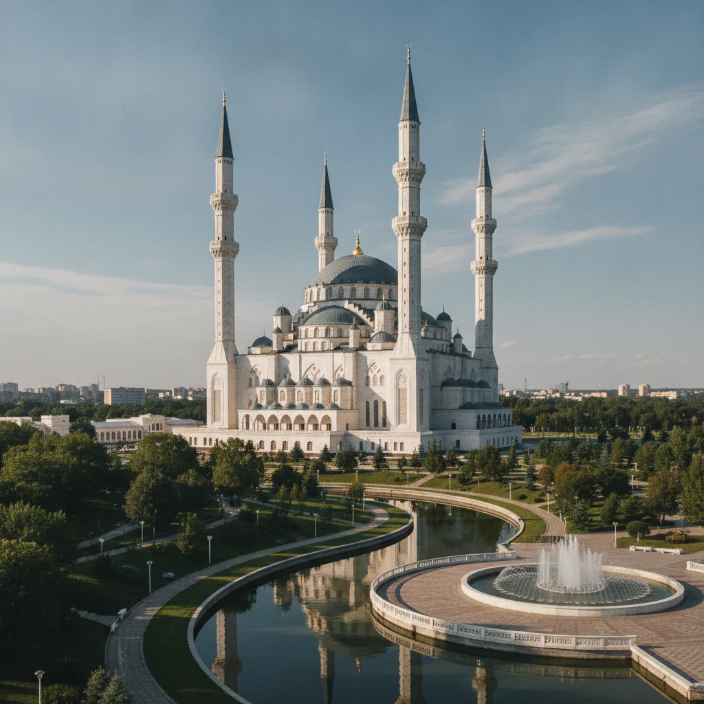 Мечеть 'Сердце Чечни' в Грозном