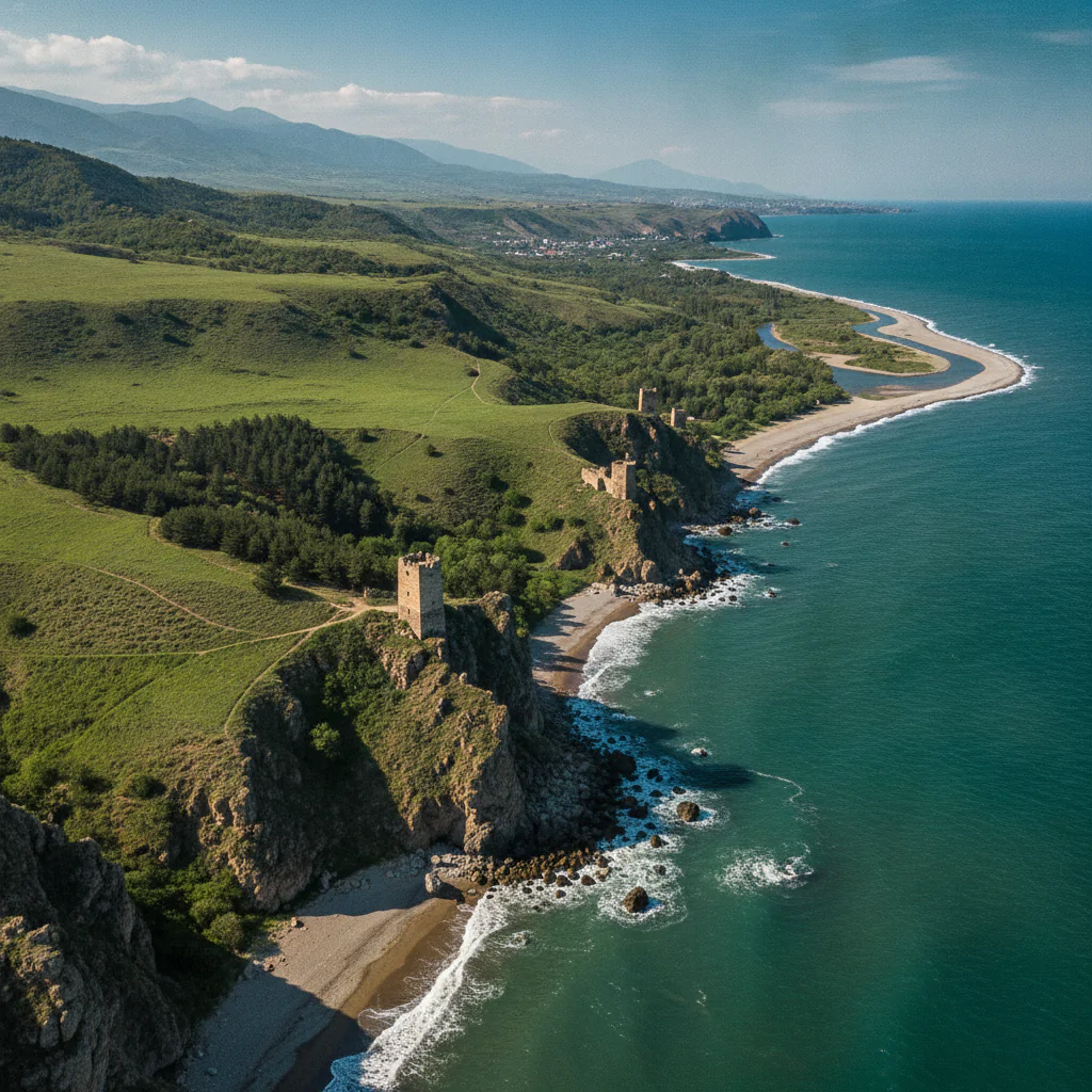 Каспийское море в Дагестане